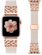 TOYOUTHS Braided Magnetic Band Compatible with Apple Watch Bands 38/40/41/42/44/45/46/49mm Women Men, Dressy Celtic Metal Stretchy Elastic Strap for iWatch Series 11 10 9 8 7 6 5 4 SE/Ultra 3 2 1
