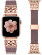 TOYOUTHS Braided Magnetic Band Compatible with Apple Watch Bands 38/40/41/42/44/45/46/49mm Women Men, Dressy Celtic Metal Stretchy Elastic Strap for iWatch Series 11 10 9 8 7 6 5 4 SE/Ultra 3 2 1