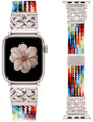 TOYOUTHS Braided Magnetic Band Compatible with Apple Watch Bands 38/40/41/42/44/45/46/49mm Women Men, Dressy Celtic Metal Stretchy Elastic Strap for iWatch Series 11 10 9 8 7 6 5 4 SE/Ultra 3 2 1