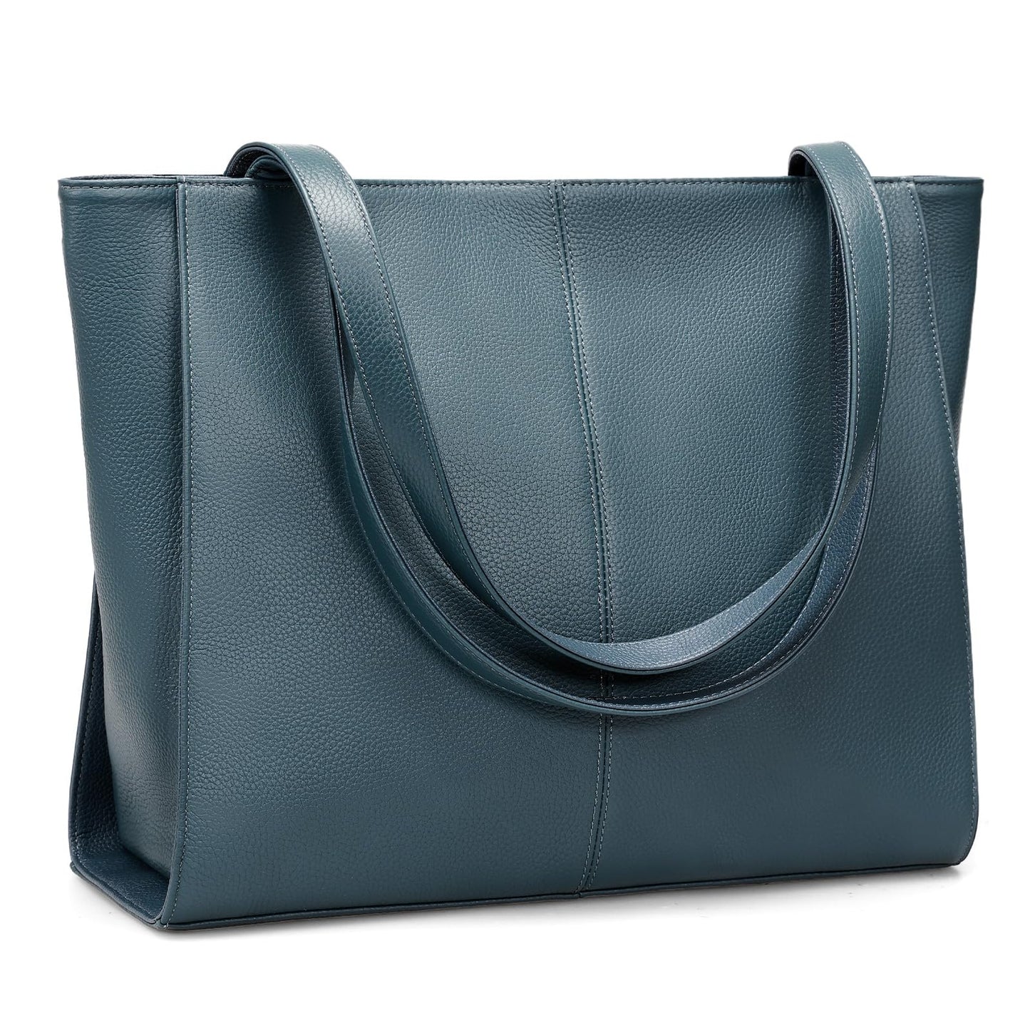 befen Genuine Leather Tote Bag for Women Work, Women's Leather Shoulder Bags Purses Satchel Handbags with Laptop Compartment