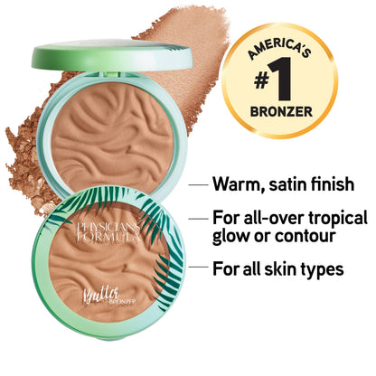 Physicians Formula Murumuru Butter Bronzer, Moisturizing, Nourishing Blend for Silky All-Day Luminous Glow, Dermatologist Tested, Hypoallergenic, Cruelty-Free -Bronzer