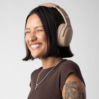 Skullcandy Crusher ANC 2 Noise Cancelling Wireless Headphones - True Black | Multi-Sensory Crusher Bass, Over-Ear Fit, Bluetooth, 60 Hours Battery, Working Out, Gym, Travel, Studying, Music, Gaming