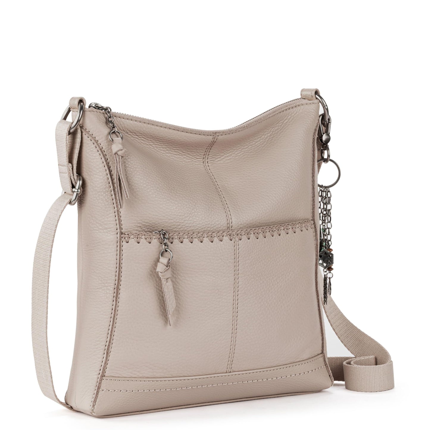 The Sak Lucia Leather Crossbody Purse - Premium Leather Women's Handbag for Everyday & Travel - Cross Body Bag With Zipper