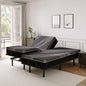 Dyonery Twin XL Adjustable Bed Base Frame with Wireless Remote + 12 Inch Twin XL Gel Memory Foam Mattress Bed in a Box, Head and Foot Incline, Zero Gravity, Fiberglass Free, 80" × 38"