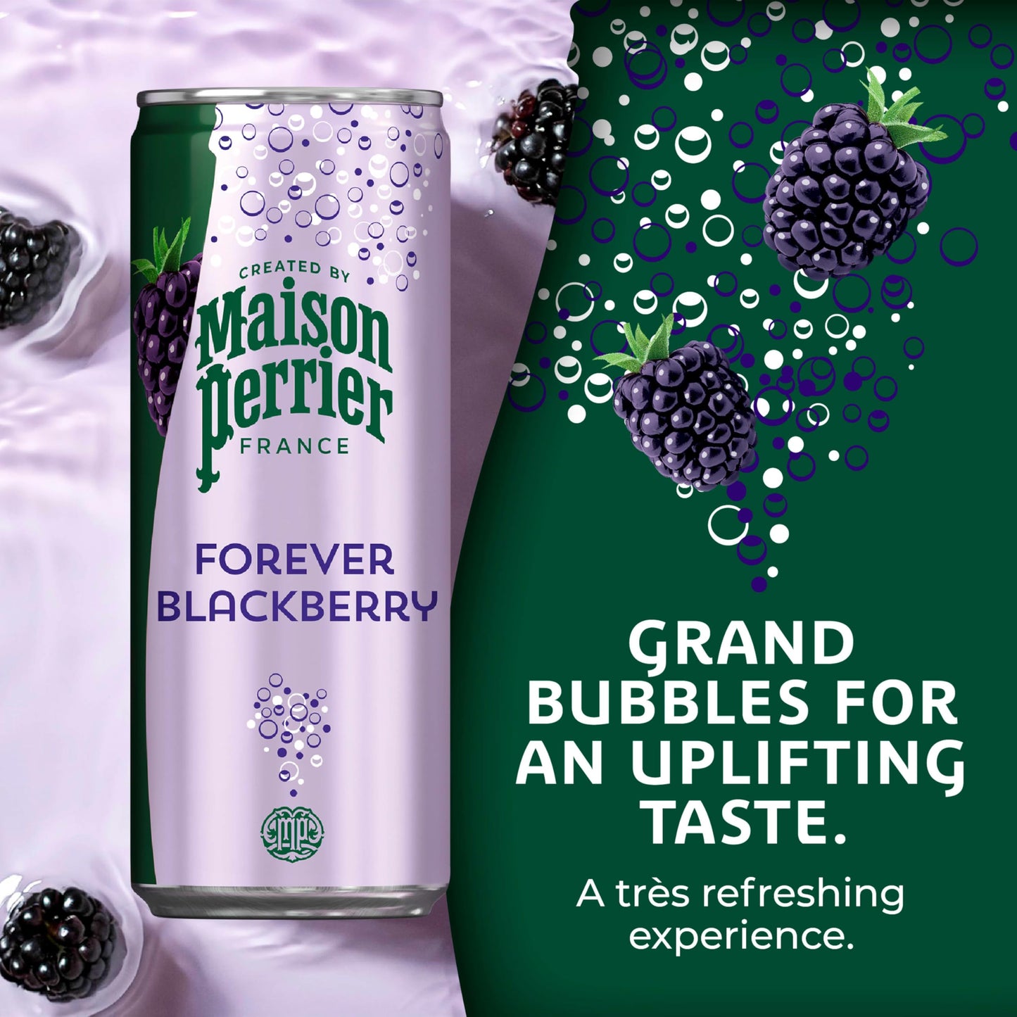 Maison Perrier Ultimate Sparkling Water, 11.15 Fl Oz Cans, 8 Count, 3 Pack
