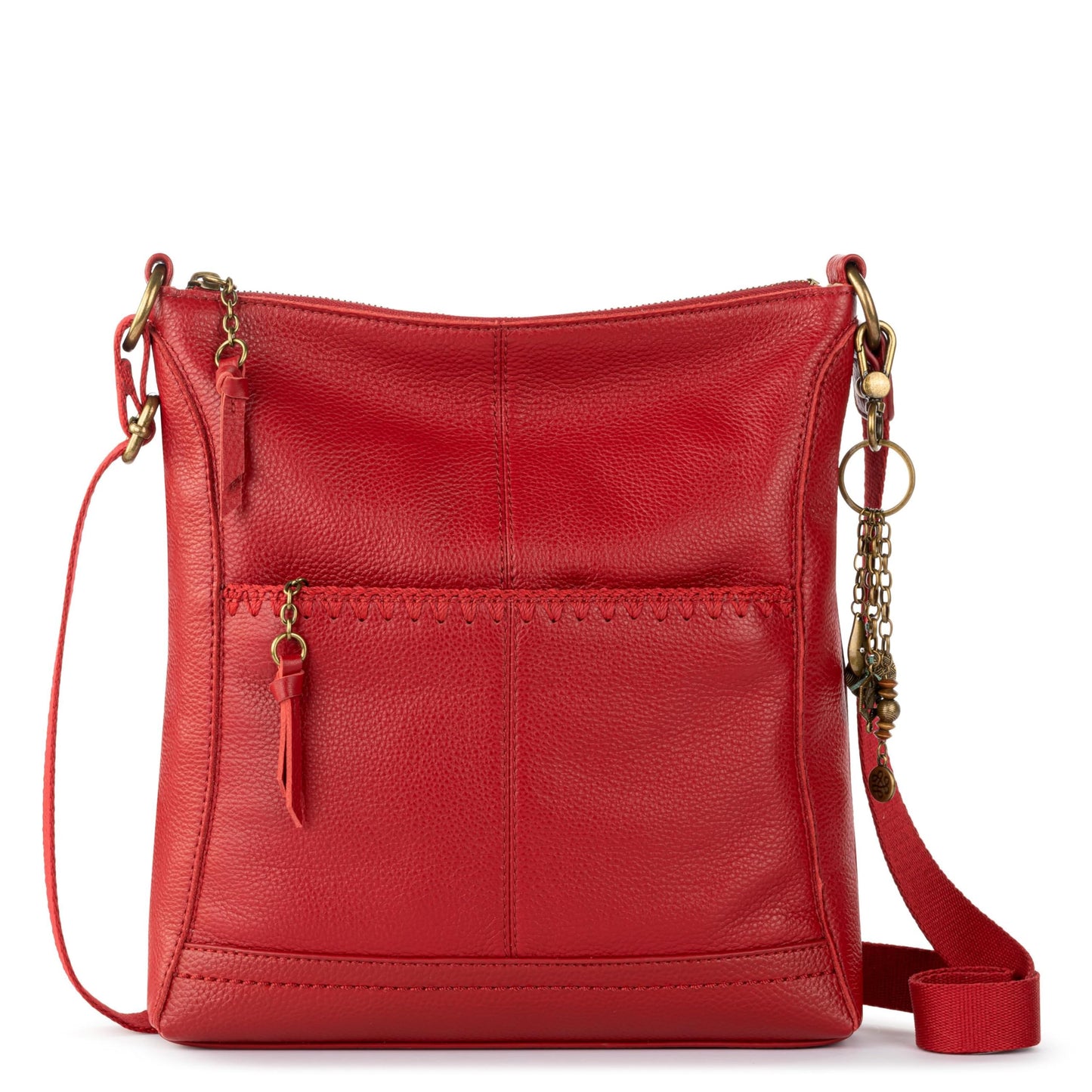 The Sak Lucia Leather Crossbody Purse - Premium Leather Women's Handbag for Everyday & Travel - Cross Body Bag With Zipper