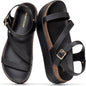 Project Cloud Adjustable Strap Platform Sandals Women Footwear (Mellow) | Plush & Soft Insole Wedge Sandals for Women; Water-Resistant Platform Sandals Women; Non-Slip and Lightweight Wedge Sandals