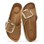 Project Cloud 100% Genuine Leather Sandals Women Dressy Beach Essentials Slides for Women Footwear - Lightweight with Memory Foam Insole Sandals for Women 2026 - Womens Slides