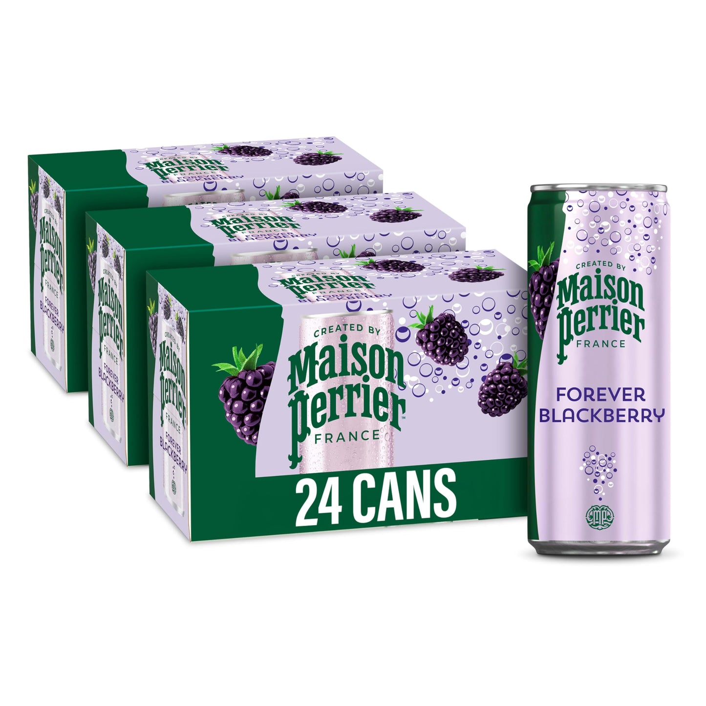 Maison Perrier Ultimate Sparkling Water, 11.15 Fl Oz Cans, 8 Count, 3 Pack