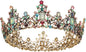 SWEETV Queen Crown for Women - Baroque Wedding Tiaras and Crowns,Jeweled Tiara Crown,Prom Birthday Halloween Hair Accessories
