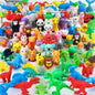 URSKYTOUS 60Pcs Animal Erasers Desk Pets for Kids,Classroom Prizes | Bulk Puzzle Erasers Toys,Party Favors,Back to School,Treasure Chest,Goodie Bag Stuffers,Easter Egg Fillers,Stocking Stuffers