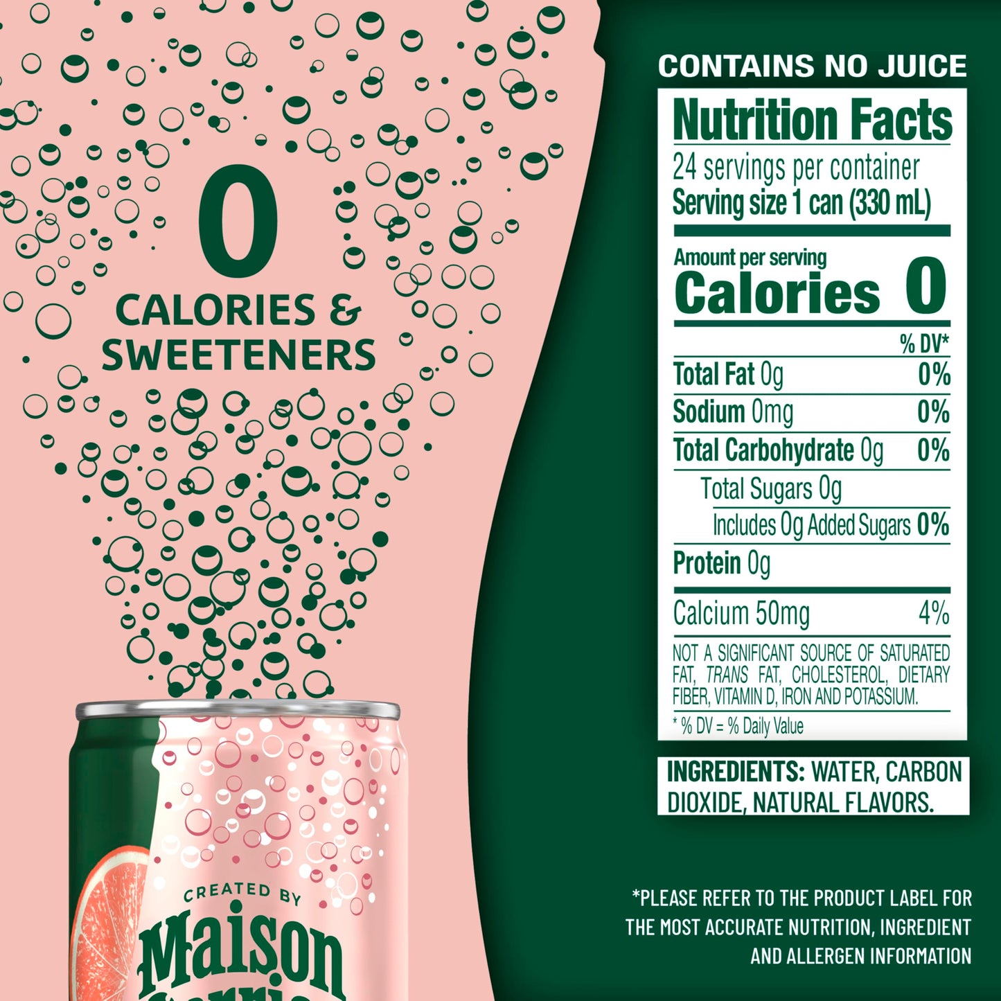 Maison Perrier Ultimate Sparkling Water, 11.15 Fl Oz Cans, 8 Count, 3 Pack