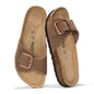 Project Cloud 100% Genuine Leather Sandals Women Dressy Beach Essentials Slides for Women Footwear - Lightweight with Memory Foam Insole Sandals for Women 2026 - Womens Slides