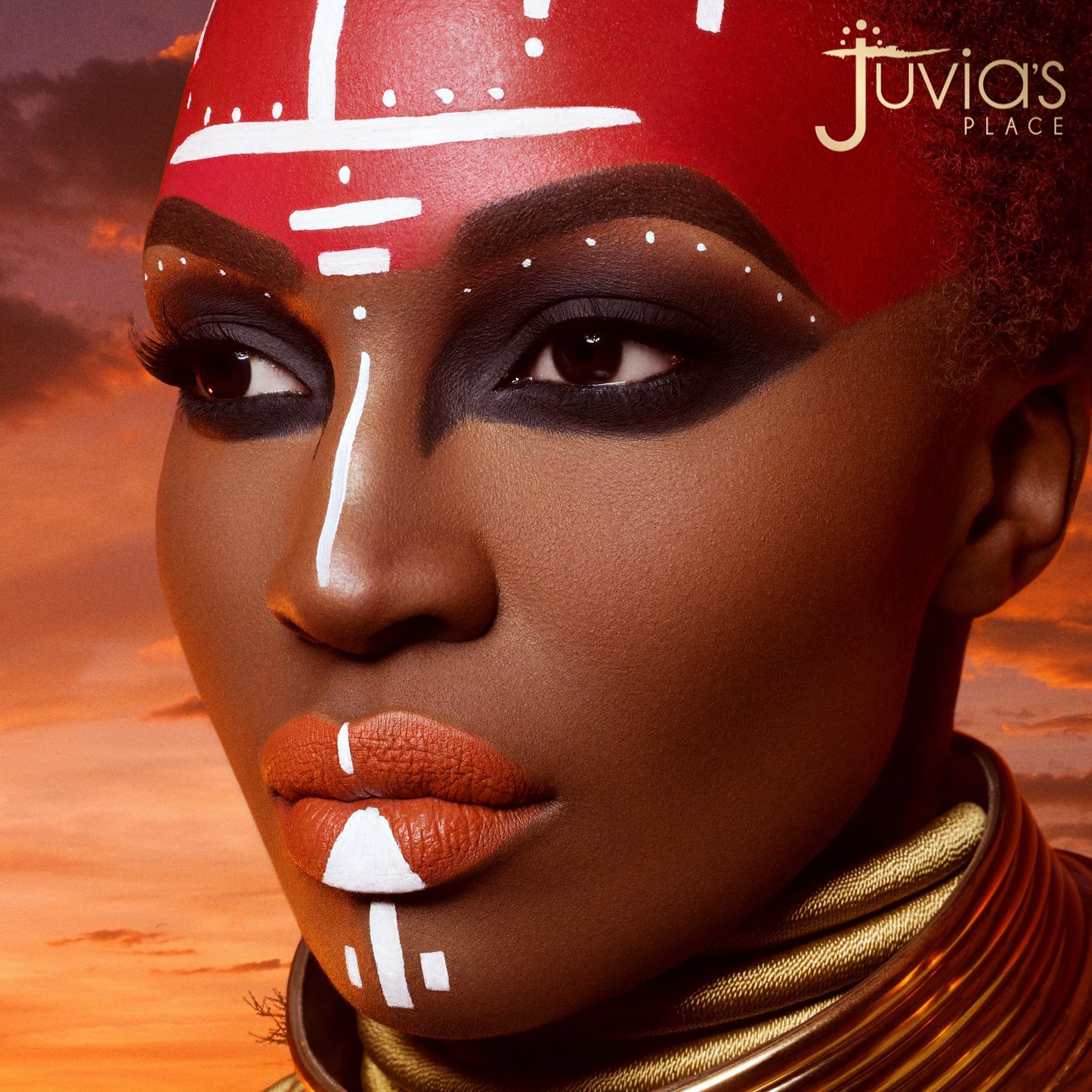 Juvia's Place Palette The Warrior - Warm Golds, Browns & Bronzes, Shades of 9, Warm and Neutral Palette, Pigmented Makeup Palette Eye Color & Shine