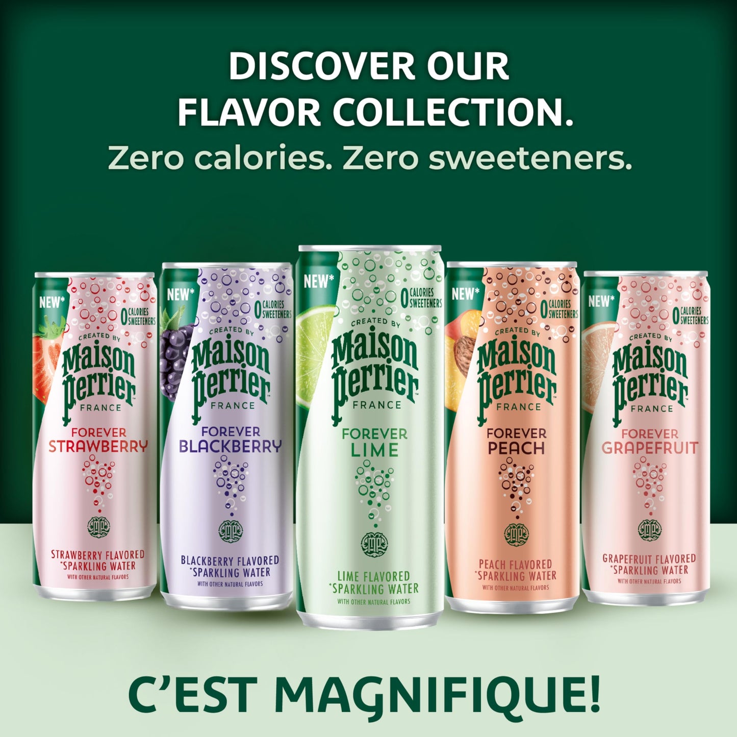Maison Perrier Ultimate Sparkling Water, 11.15 Fl Oz Cans, 8 Count, 3 Pack