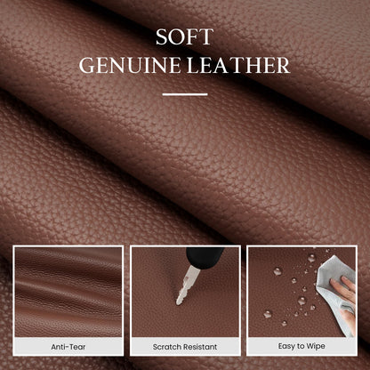 befen Genuine Leather Tote Bag for Women Work, Women's Leather Shoulder Bags Purses Satchel Handbags with Laptop Compartment