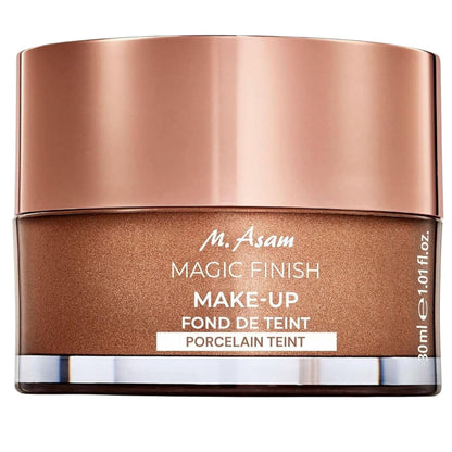 M. Asam Magic Finish Make-up Mousse (1.01 Fl Oz) | 4in1 Primer, Foundation, Concealer & Powder With Buildable Coverage, Hides Redness And Dark Spots, Light To Medium Skin