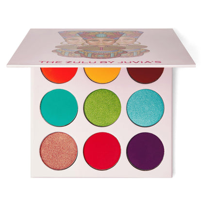 Juvia's Place Palette The Warrior - Warm Golds, Browns & Bronzes, Shades of 9, Warm and Neutral Palette, Pigmented Makeup Palette Eye Color & Shine