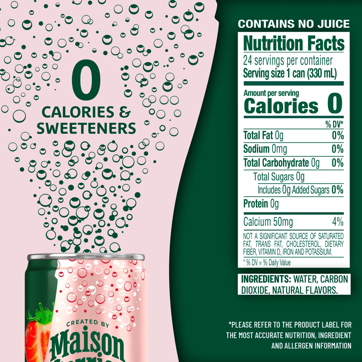Maison Perrier Ultimate Sparkling Water, 11.15 Fl Oz Cans, 8 Count, 3 Pack