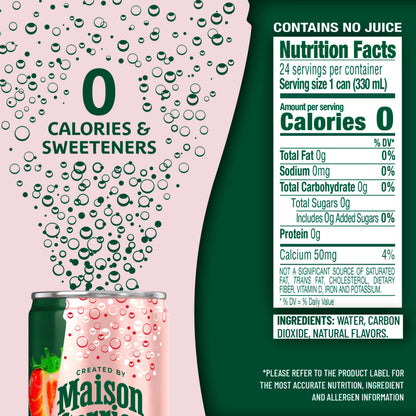 Maison Perrier Ultimate Sparkling Water, 11.15 Fl Oz Cans, 8 Count, 3 Pack