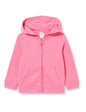 Amazon Essentials Girls and Toddlers' Fleece Zip-Up Hooded Sweatshirt with Lined Hood and Rib Knit Detail