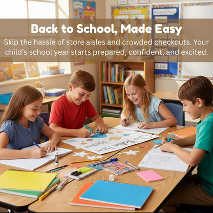 70 Piece Back to School Supplies Kit for Middle & High School Students Grades 7-12, Complete Student Supply Bundle with Binder, Notebooks, Folders, Pens, Pencils, Highlighters & Classroom Essentials