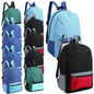Amylove 12 Pack Backpack in Bulk 17 inch Lightweight Outdoor Travel Bag Classic Bookbags Bulk for Travel Middle High (Colorful,Lovely)