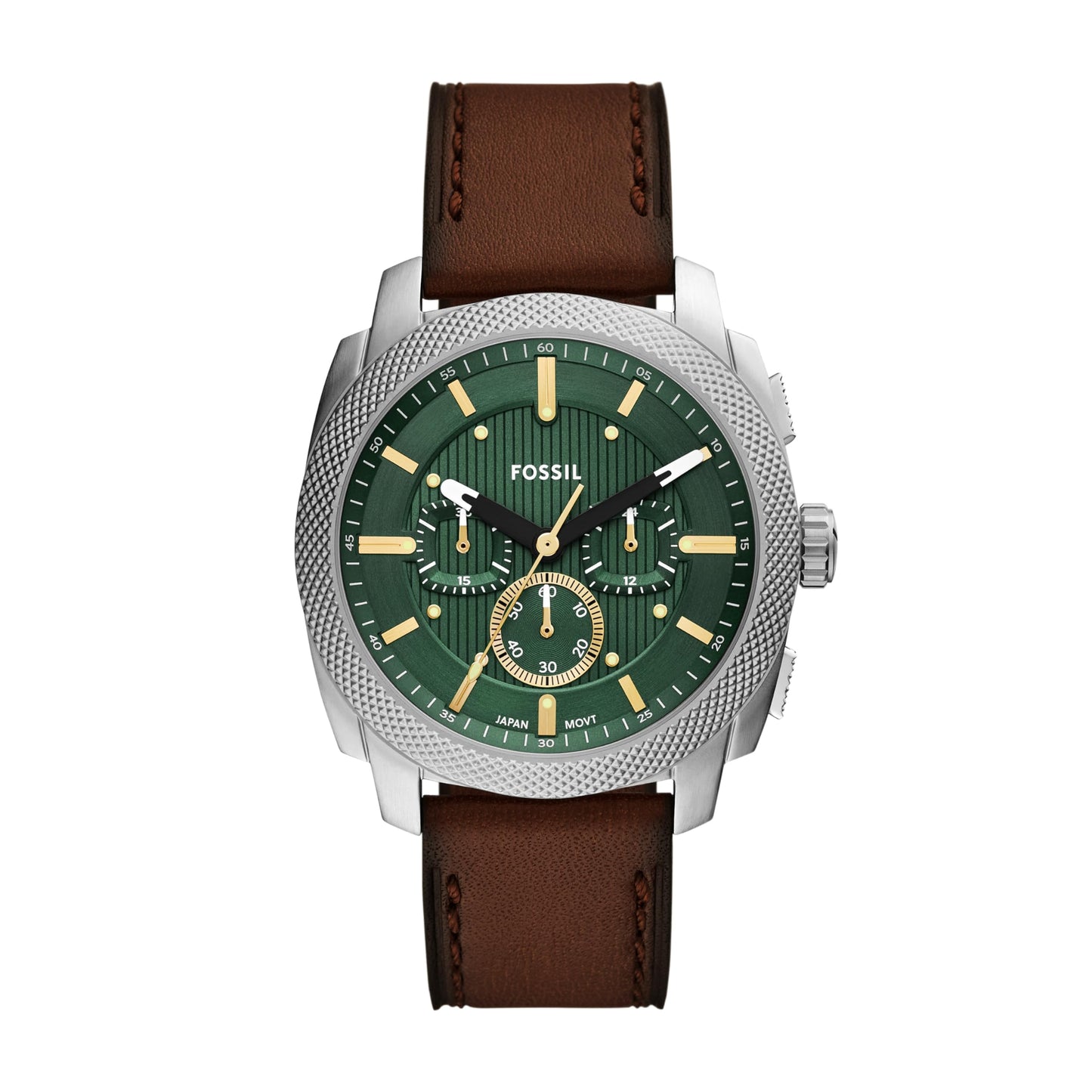Fossil Men's Watch, Machine Stainless Steel Chronograph Watch for Men