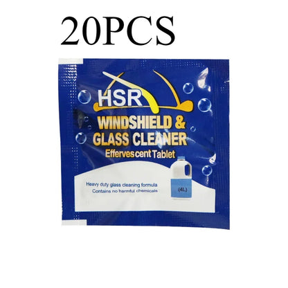 ‌All-Season Windshield Washer Effervescent Tablet (Solid Concentrate) Shellac-Free Formula