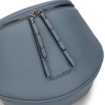 Montana West Crossbody Bag for Women, Large Bum Bag Purse Soft Vegan Leather Travel Fanny Pack with Coin Purse