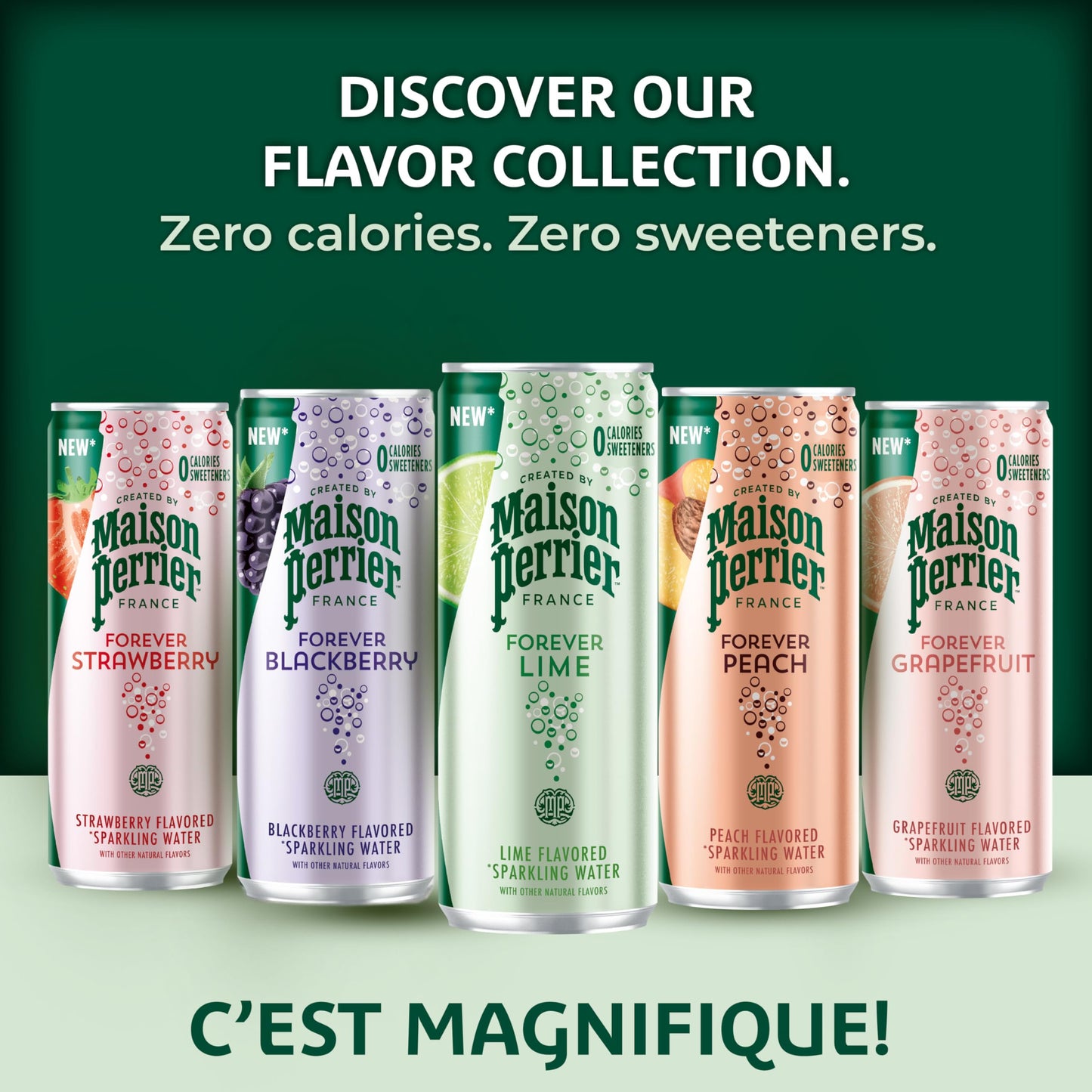 Maison Perrier Ultimate Sparkling Water, 11.15 Fl Oz Cans, 8 Count, 3 Pack