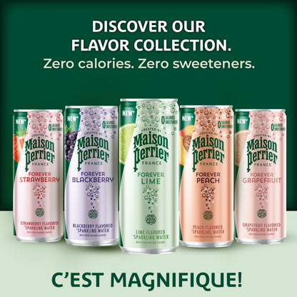 Maison Perrier Ultimate Sparkling Water, 11.15 Fl Oz Cans, 8 Count, 3 Pack