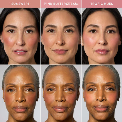 LAURA GELLER NEW YORK Geller's Greatest Lift-n-Glow Baked Trio Palette - Highlighter, Blush, Bronzer - All Skin Tones