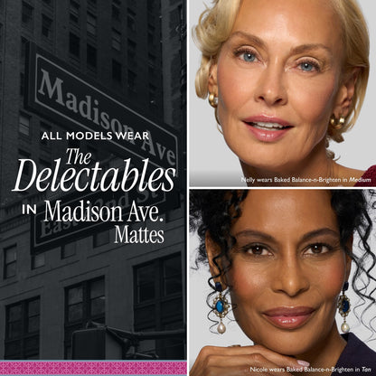 LAURA GELLER NEW YORK The Delectables Timeless Tones Baked Eyeshadow Palette | 14 Pigmented Eyeshadows Blendable Everyday Look