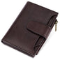 Airkit Small Wallet Women RFID Blocking Soft Leather Bifold Compact Card Holder Wallet for Women with Zipper Coin Pocket 4 ID Window
