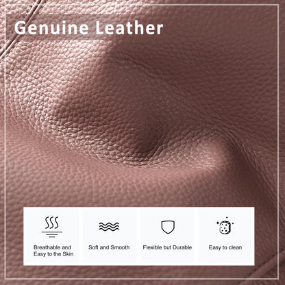 befen Genuine Leather Tote Bag for Women Work, Women's Leather Shoulder Bags Purses Satchel Handbags with Laptop Compartment