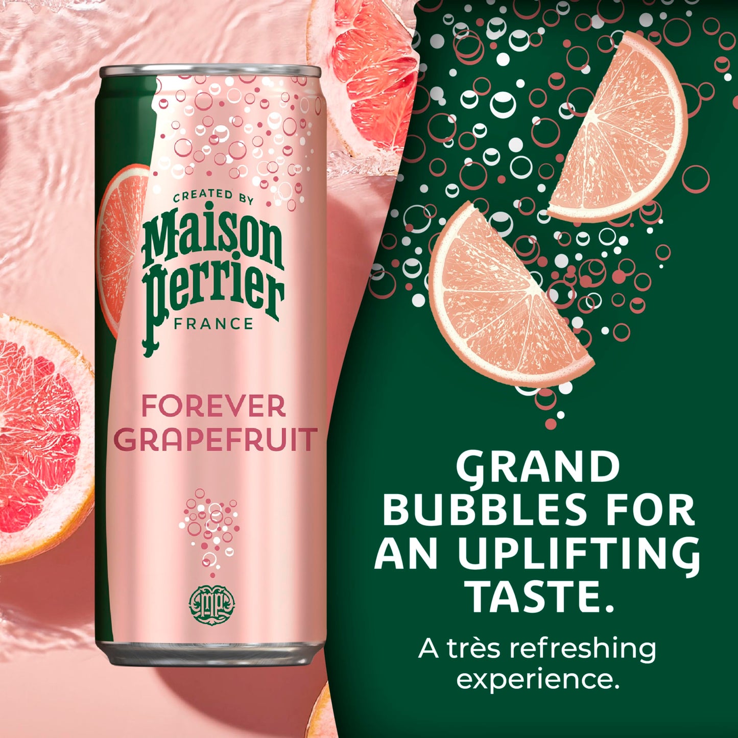 Maison Perrier Ultimate Sparkling Water, 11.15 Fl Oz Cans, 8 Count, 3 Pack