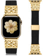 TOYOUTHS Braided Magnetic Band Compatible with Apple Watch Bands 38/40/41/42/44/45/46/49mm Women Men, Dressy Celtic Metal Stretchy Elastic Strap for iWatch Series 11 10 9 8 7 6 5 4 SE/Ultra 3 2 1