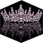 TOBATOBA Silver Wedding Crystal Tiaras and Crowns for Women, Bride Royal Queen Headband Princess Quinceanera Headpieces for Birthday Prom Pageant Party