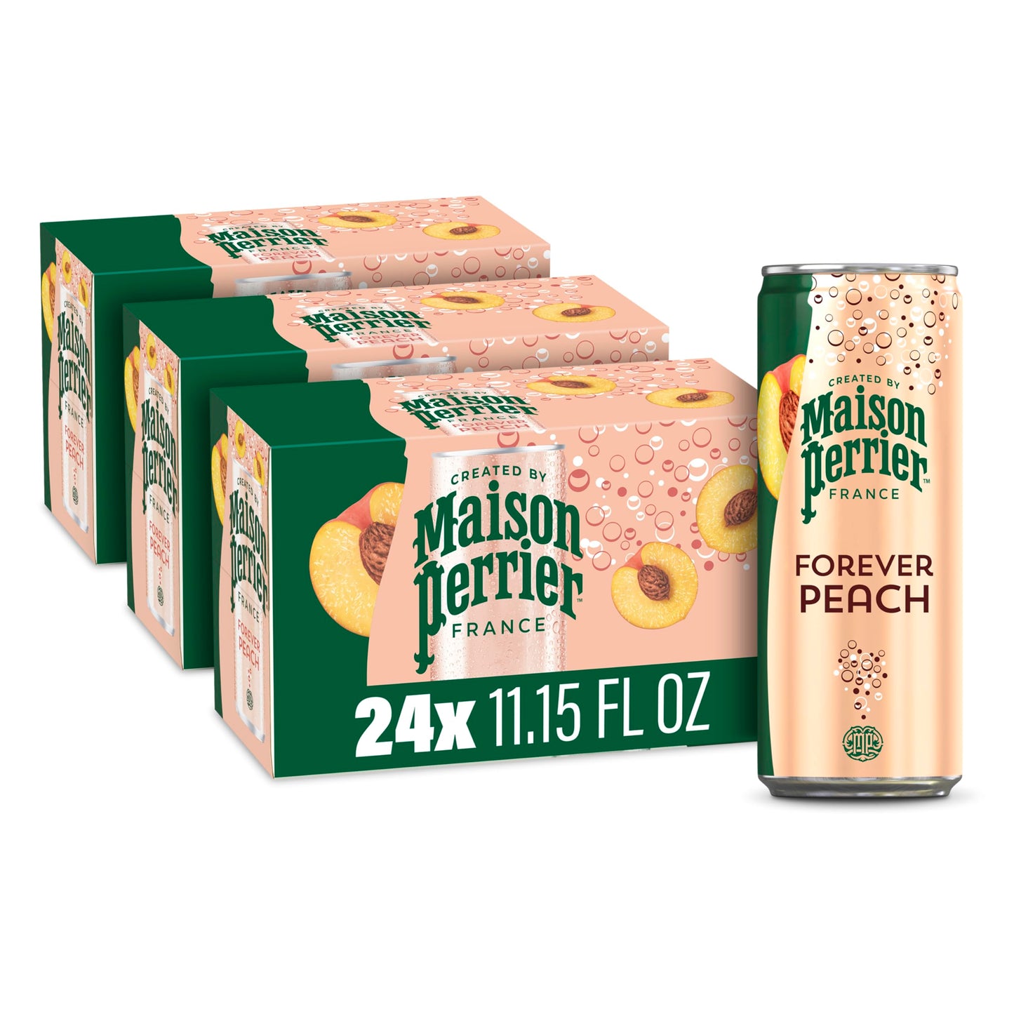 Maison Perrier Ultimate Sparkling Water, 11.15 Fl Oz Cans, 8 Count, 3 Pack