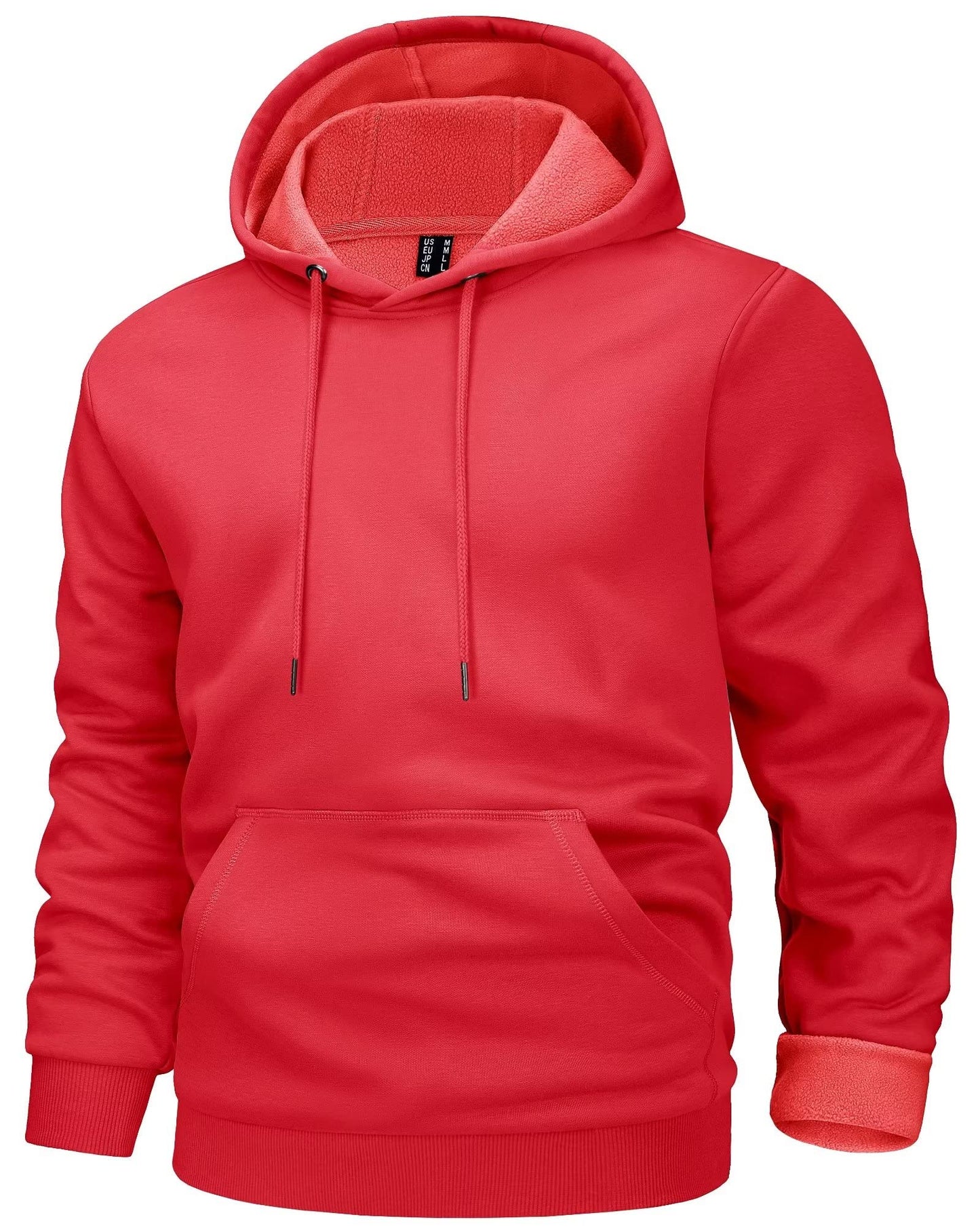 MAGCOMSEN Men's Active Hoodies Fleece Lined Sweatshirts Casual Athletic Workout Pullover With Kangaroo Pocket
