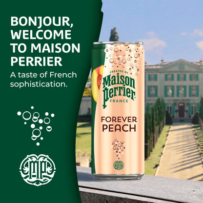 Maison Perrier Ultimate Sparkling Water, 11.15 Fl Oz Cans, 8 Count, 3 Pack