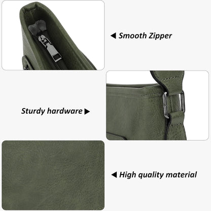 TANTOMI Crossbody Bags for Women Casual Crossbody Purses for Women Travel Shoulder Bag Handbags with Adjustable Strap
