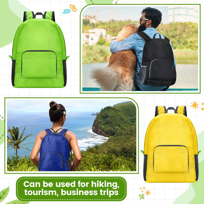 Jexine 10 Pcs Backpacks in Bulk 16.5 Inches Back Pack Basic Backpack for Adult Lightweight Outdoor Travel Book Bags(Sunny Pastel)