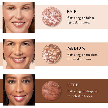 LAURA GELLER NEW YORK Baked Bronze-N-Brighten Bronzer Powder - Fair - Natural Bronze Glow