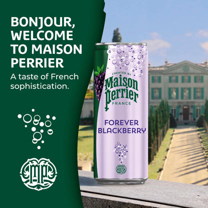 Maison Perrier Ultimate Sparkling Water, 11.15 Fl Oz Cans, 8 Count, 3 Pack