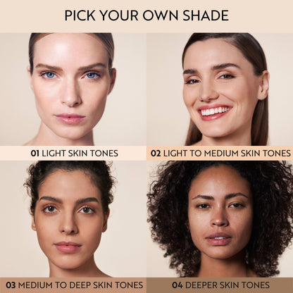 M. Asam Magic Finish Make-up Mousse (1.01 Fl Oz) | 4in1 Primer, Foundation, Concealer & Powder With Buildable Coverage, Hides Redness And Dark Spots, Light To Medium Skin