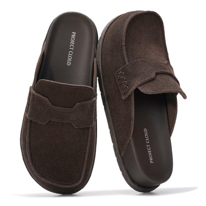 Project Cloud 100% Genuine Leather Slip On Womens Clogs 2026 (Foamy) | Plush & Soft Insole with Arch Support for Comfort; Non Slip Mules & Clogs for Women Footwear; Water Resistant Women Shoes