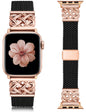 TOYOUTHS Braided Magnetic Band Compatible with Apple Watch Bands 38/40/41/42/44/45/46/49mm Women Men, Dressy Celtic Metal Stretchy Elastic Strap for iWatch Series 11 10 9 8 7 6 5 4 SE/Ultra 3 2 1