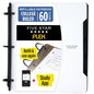Five Star Flex Refillable Notebook + Study App 1 Inch O-Rings Binder with Pockets Tabs and Dividers, 220 Sheet Capacity, Includes 60 Sheets 8.5" x 11" College Ruled Paper, Amethyst (29328AB6)